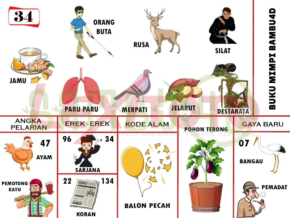 buku mimpi erek erek togel 34
